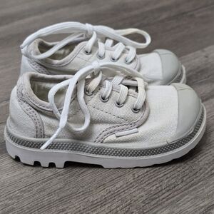 Palladium Sneakers Infant Size 6 Grey White